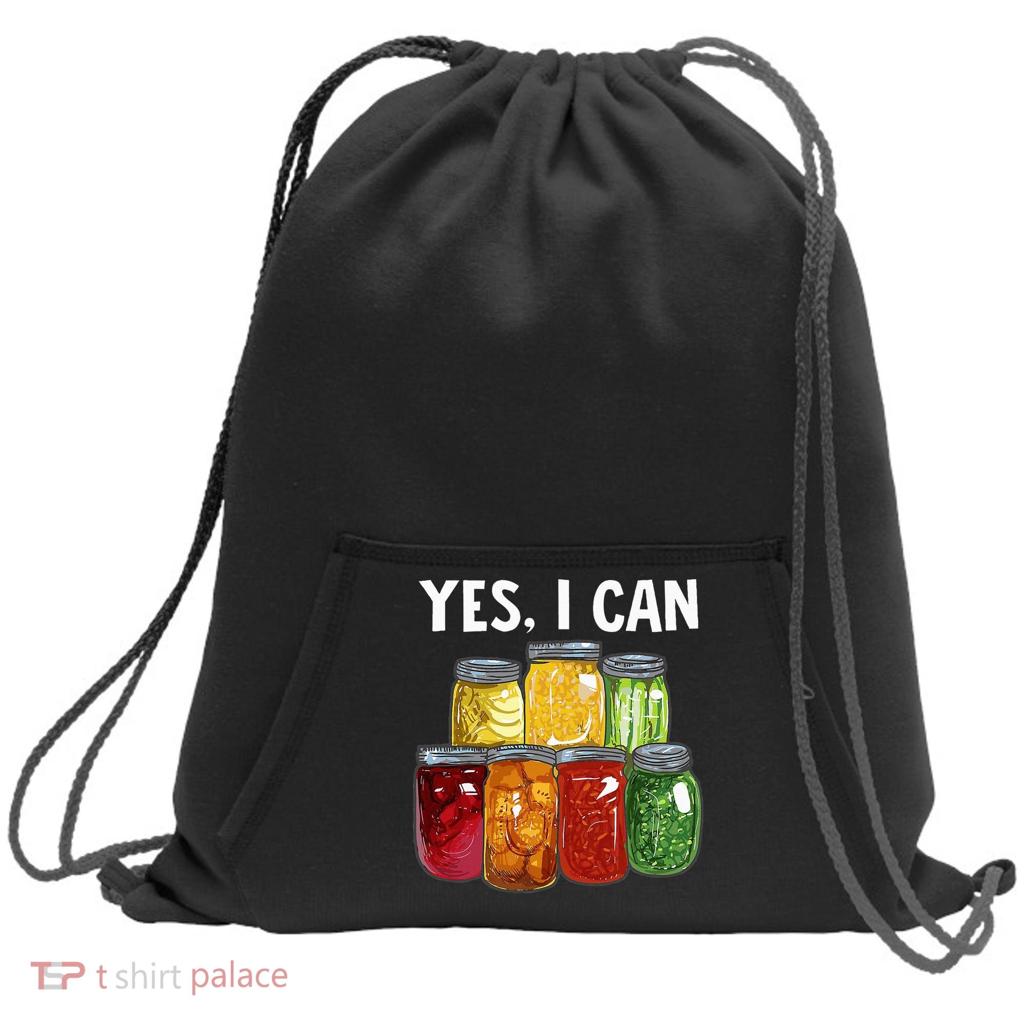 Canning Season Yes I Can Jar Pickling Preserving Food Canner Sweatshirt Cinch Pack Bag