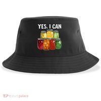 Canning Season Yes I Can Jar Pickling Preserving Food Canner Sustainable Bucket Hat thumb 0