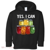 Canning Season Yes I Can Jar Pickling Preserving Food Canner Toddler Hoodie thumb 0