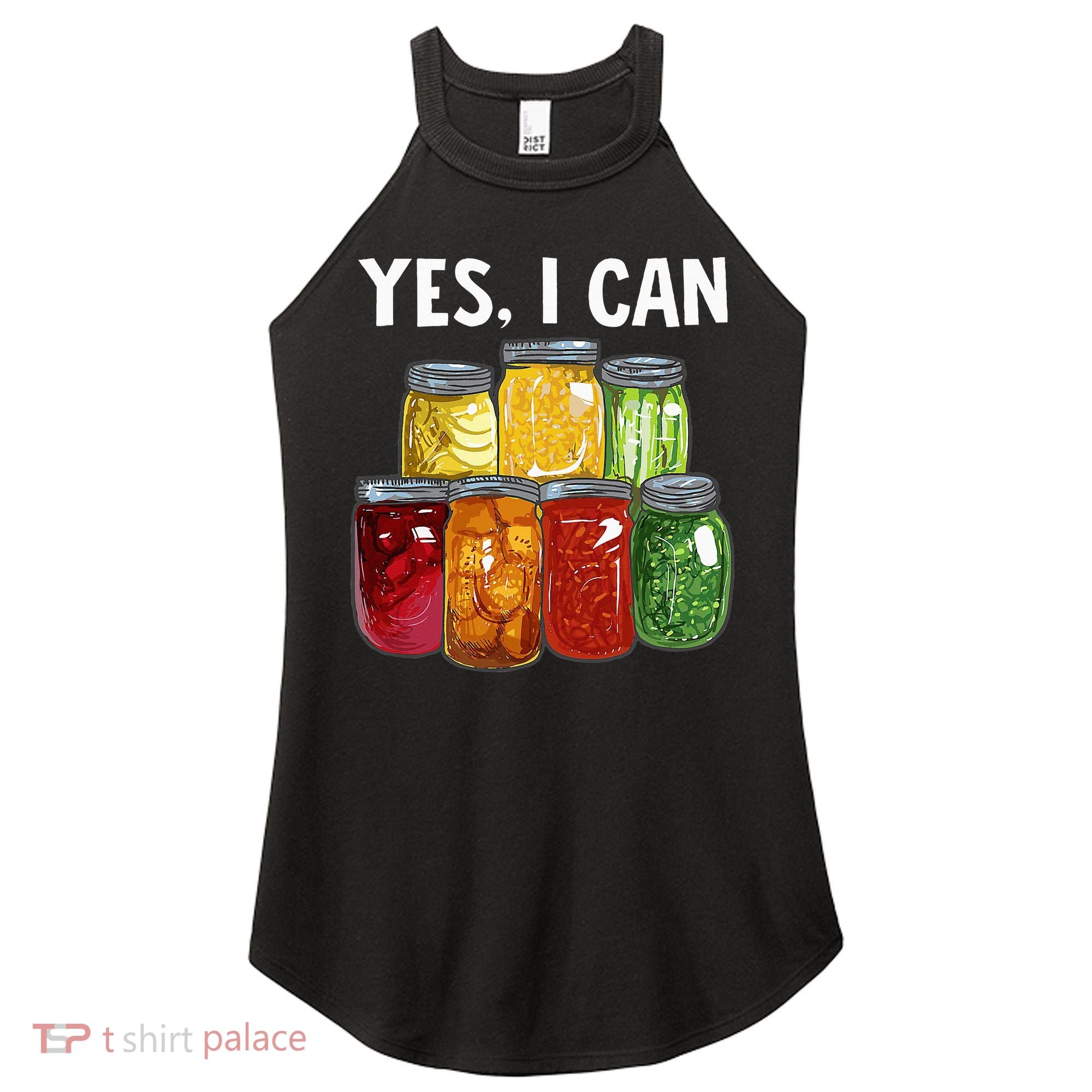 Canning Season Yes I Can Jar Pickling Preserving Food Canner Women's Perfect Tri Rocker Tank