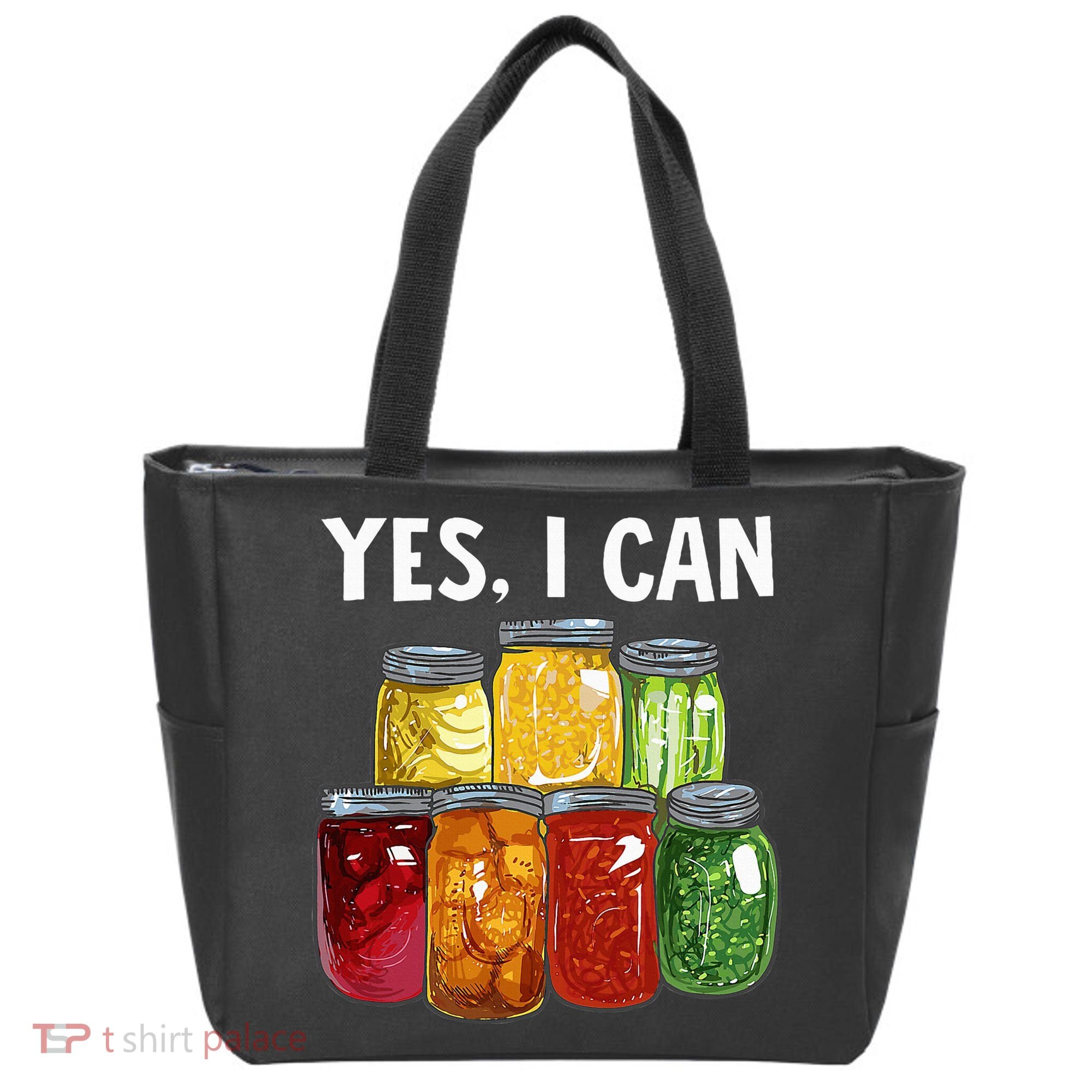 Canning Season Yes I Can Jar Pickling Preserving Food Canner Tote Bag