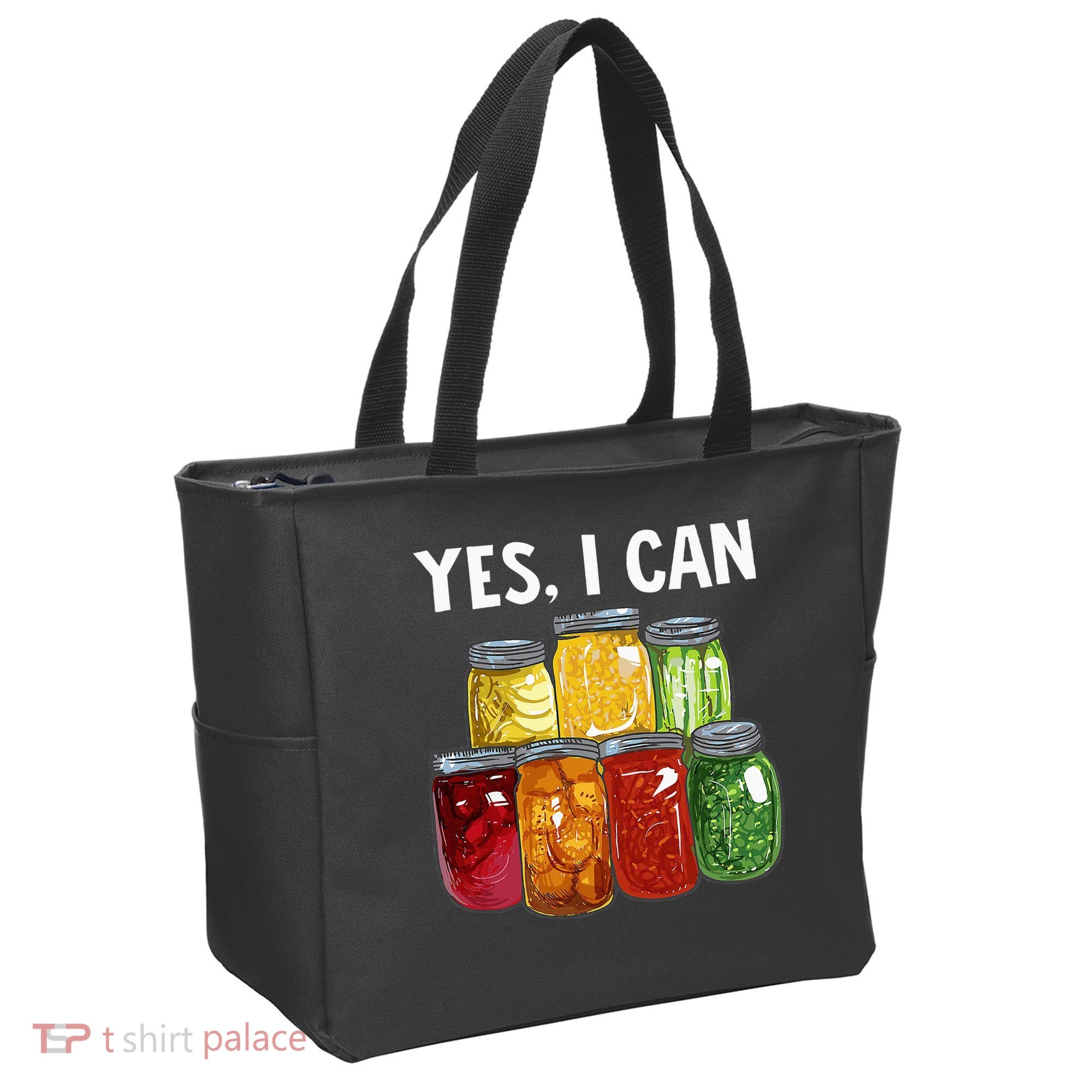 Canning Season Yes I Can Jar Pickling Preserving Food Canner Tote Bag