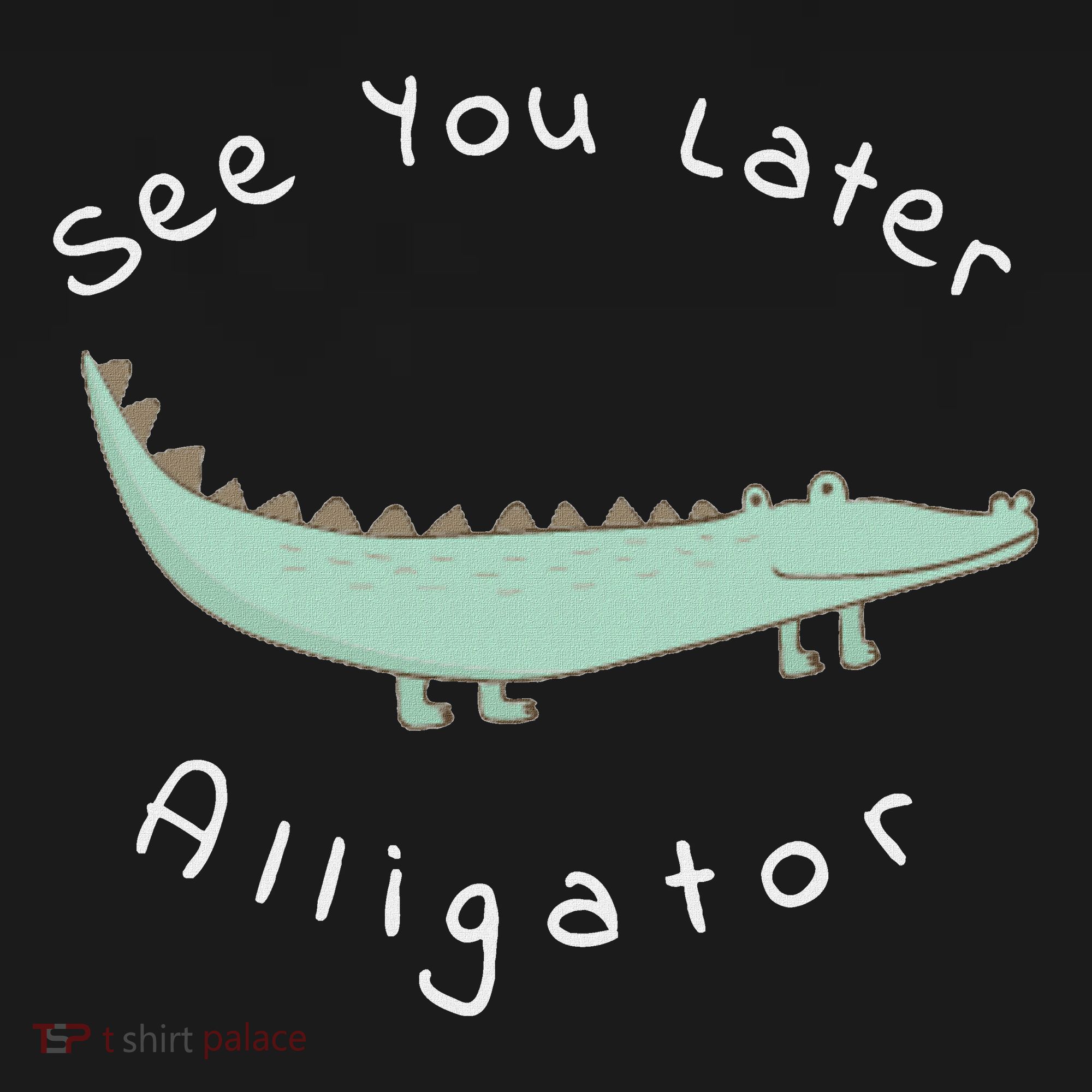 Cute See You Later Alligator Funny Zoo Animal Gift Mousepad