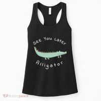 Cute See You Later Alligator Funny Zoo Animal Gift Women's Tank Top thumb 0