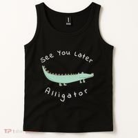 Cute See You Later Alligator Funny Zoo Animal Gift Tank Top thumb 2