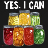 Canning Season Yes I Can Jar Pickling Preserving Food Canner Gift Doggie Tank thumb 4