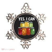 Canning Season Yes I Can Jar Pickling Preserving Food Canner Gift Ornament thumb 0