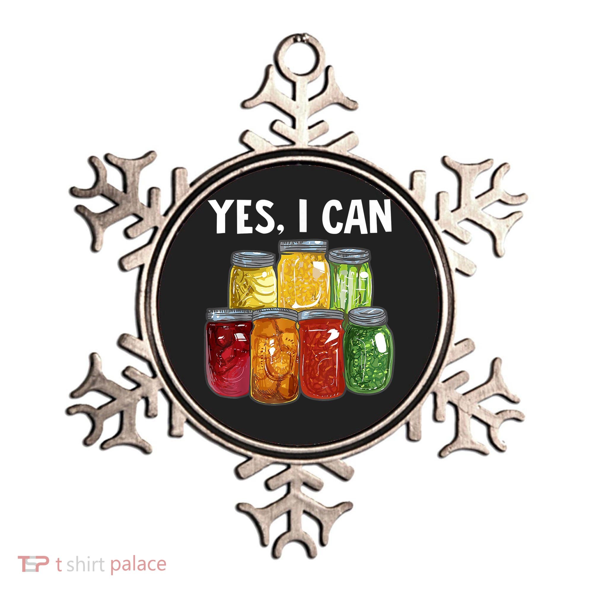 Canning Season Yes I Can Jar Pickling Preserving Food Canner Gift Ornament