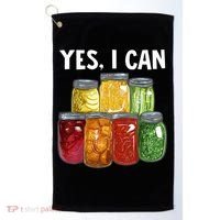 Canning Season Yes I Can Jar Pickling Preserving Food Canner Gift Golf Towel thumb 0