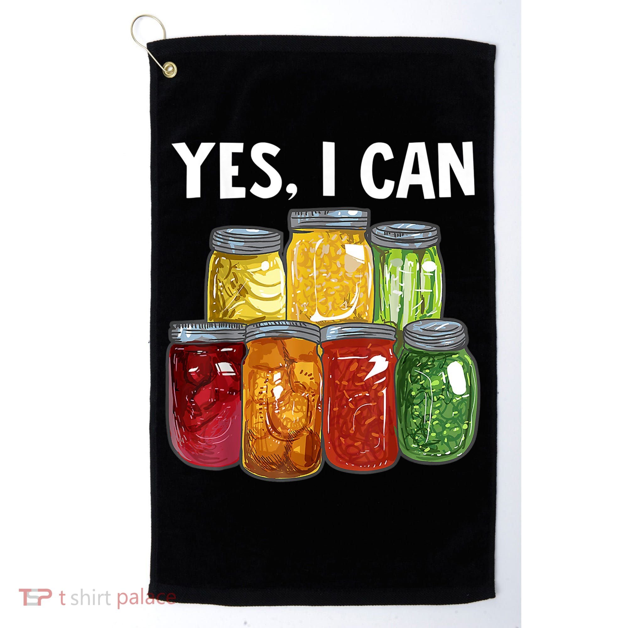 Canning Season Yes I Can Jar Pickling Preserving Food Canner Gift Golf Towel