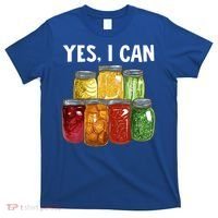Canning Season Yes I Can Jar Pickling Preserving Food Canner Gift T-Shirt thumb 0