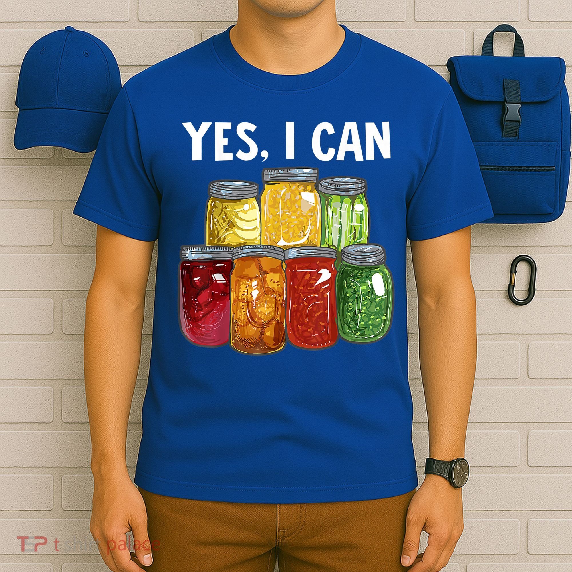 Canning Season Yes I Can Jar Pickling Preserving Food Canner Gift T-Shirt