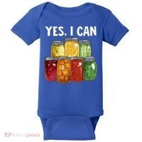 Canning Season Yes I Can Jar Pickling Preserving Food Canner Gift Baby Bodysuit thumb 0