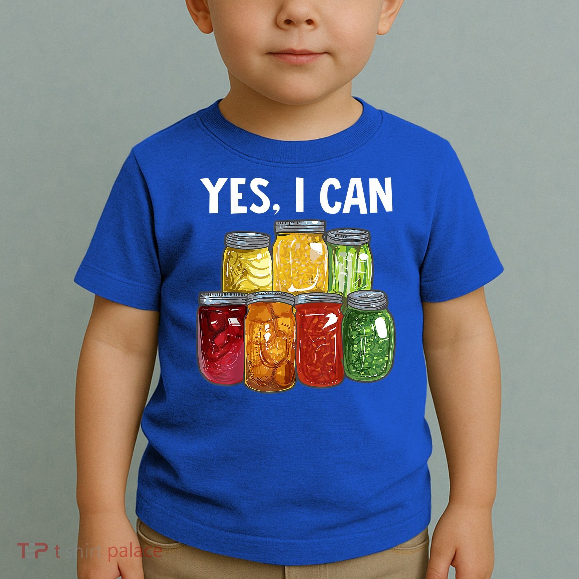 Canning Season Yes I Can Jar Pickling Preserving Food Canner Gift Toddler T-Shirt