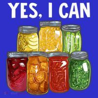 Canning Season Yes I Can Jar Pickling Preserving Food Canner Gift Visor thumb 3
