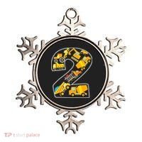 Construction Truck 2nd Birthday 2 Years Old Digger Builder Ornament thumb 0