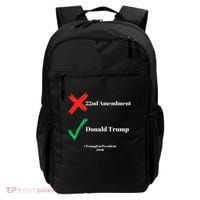 Cancel The 22nd Amendment Support Trump For President 2028 Backpack thumb 0