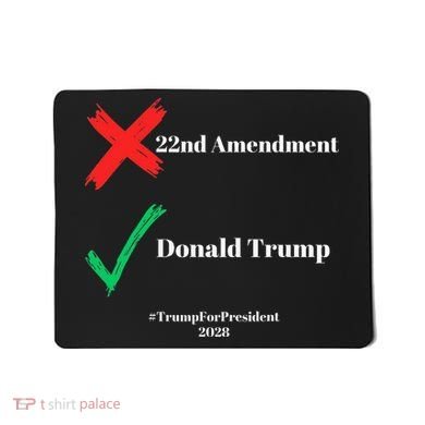 Cancel The 22nd Amendment Support Trump For President 2028 Mousepad
