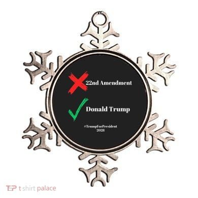 Cancel The 22nd Amendment Support Trump For President 2028 Ornament