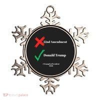 Cancel The 22nd Amendment Support Trump For President 2028 Ornament thumb 0