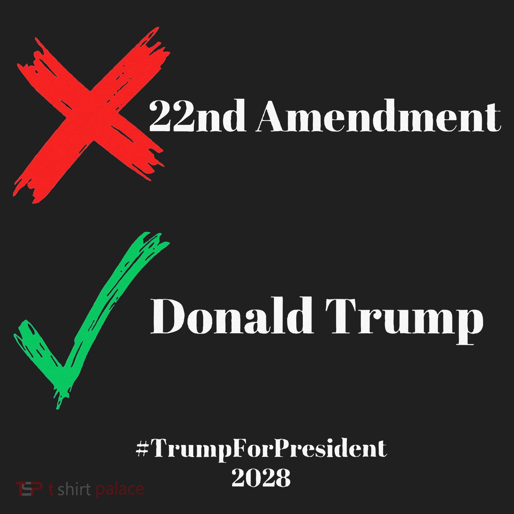 Cancel The 22nd Amendment Support Trump For President 2028 Hat
