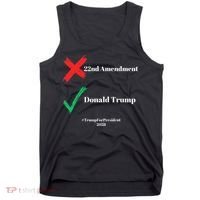 Cancel The 22nd Amendment Support Trump For President 2028 Tank Top thumb 0