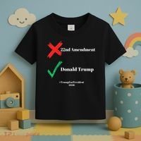 Cancel The 22nd Amendment Support Trump For President 2028 Toddler T-Shirt thumb 3