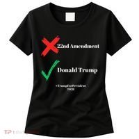 Cancel The 22nd Amendment Support Trump For President 2028 Women's T-Shirt thumb 0
