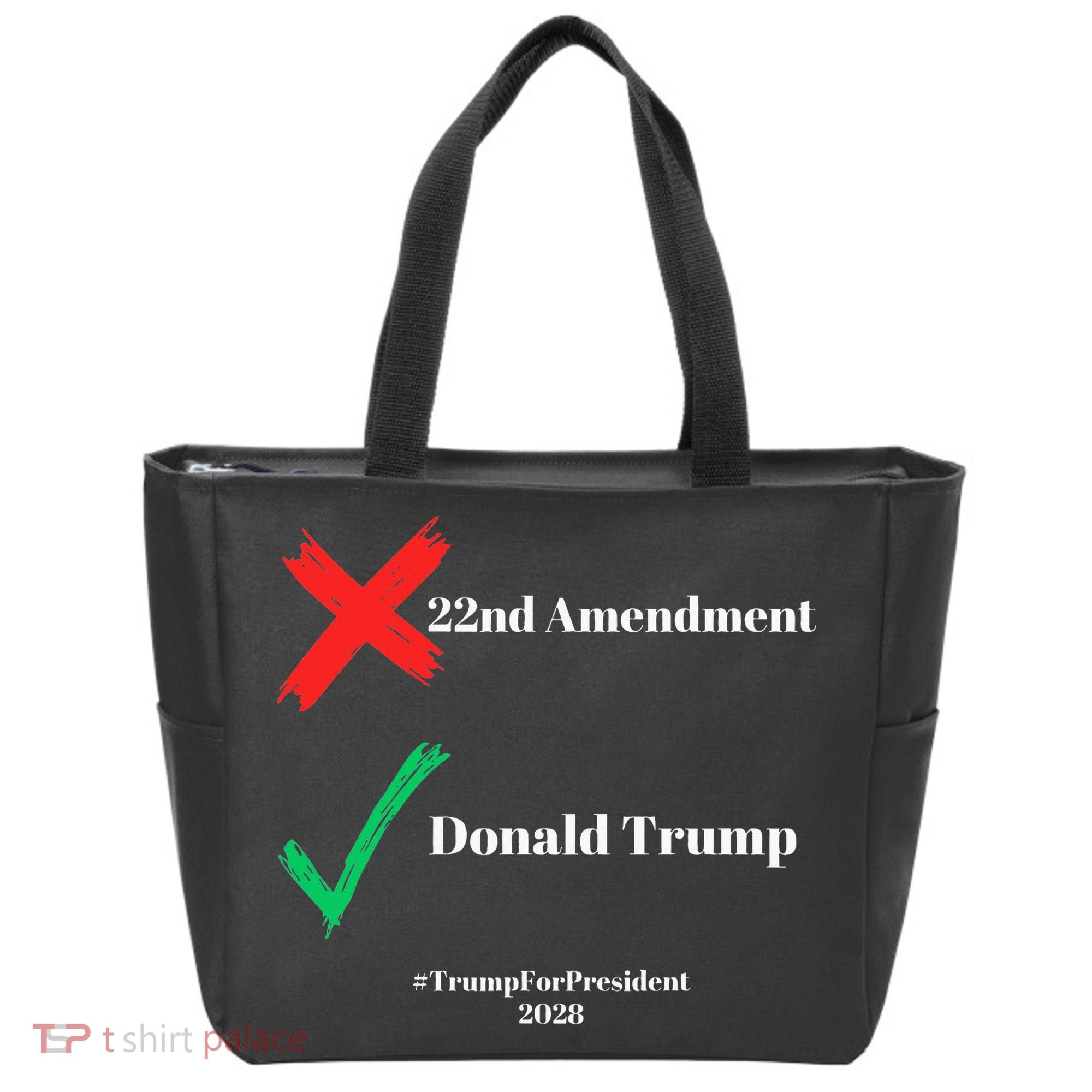 Cancel The 22nd Amendment Support Trump For President 2028 Tote Bag