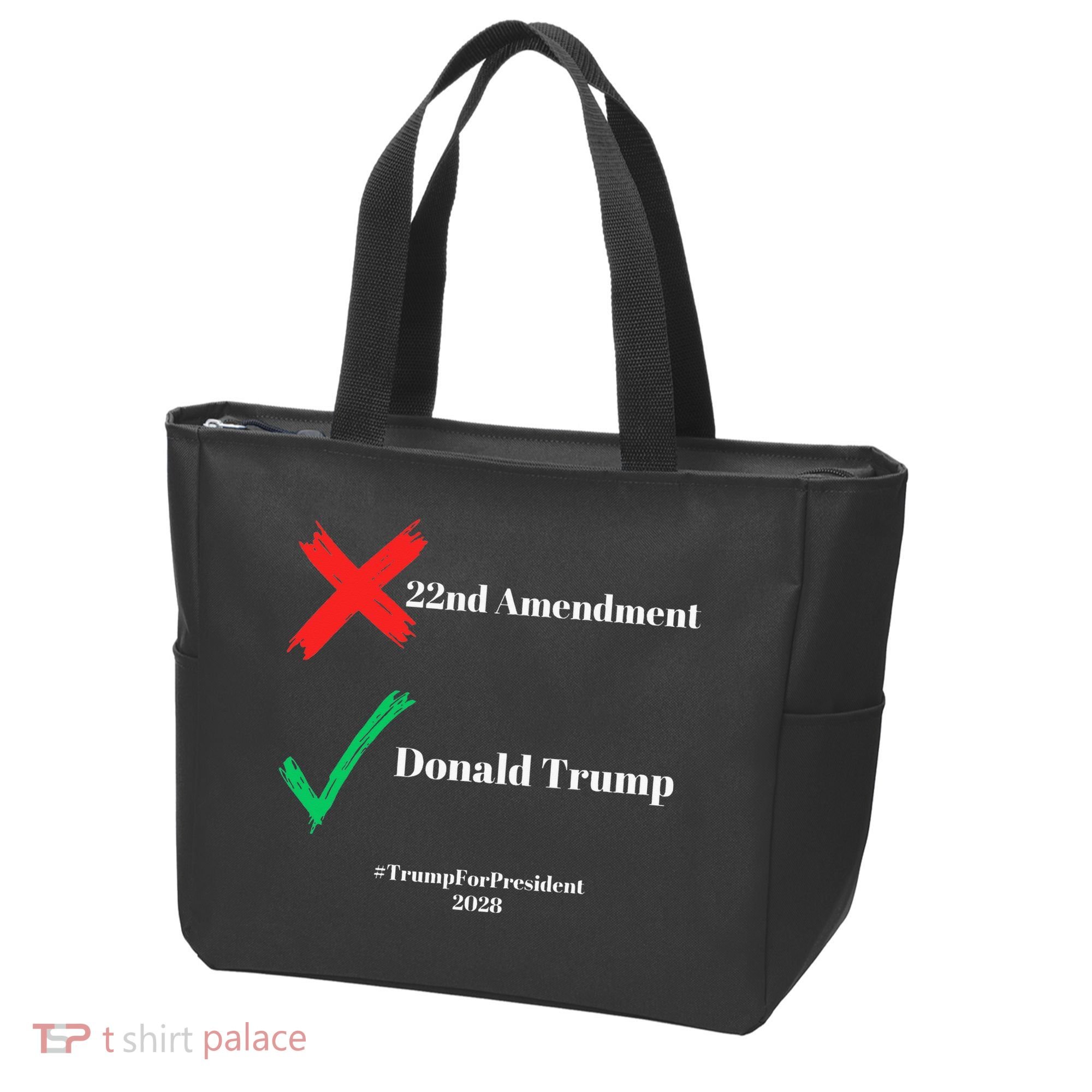 Cancel The 22nd Amendment Support Trump For President 2028 Tote Bag