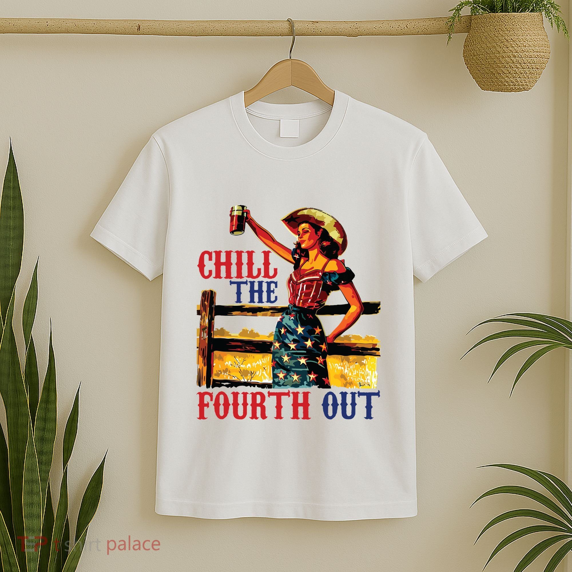 Chill The 4th Out Women 4th Of July Humor T-Shirt