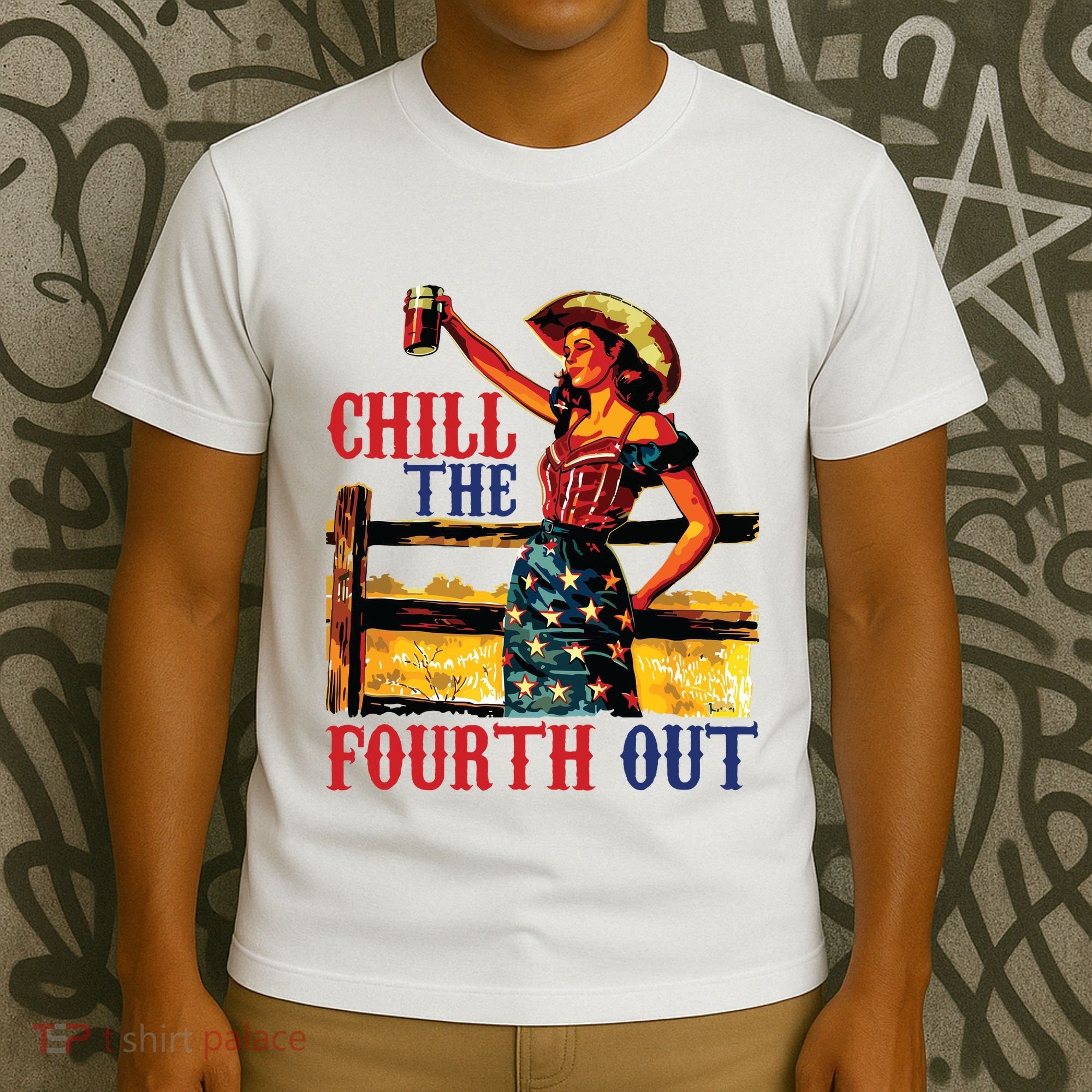 Chill The 4th Out Women 4th Of July Humor T-Shirt