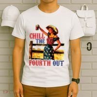 Chill The 4th Out Women 4th Of July Humor T-Shirt thumb 6