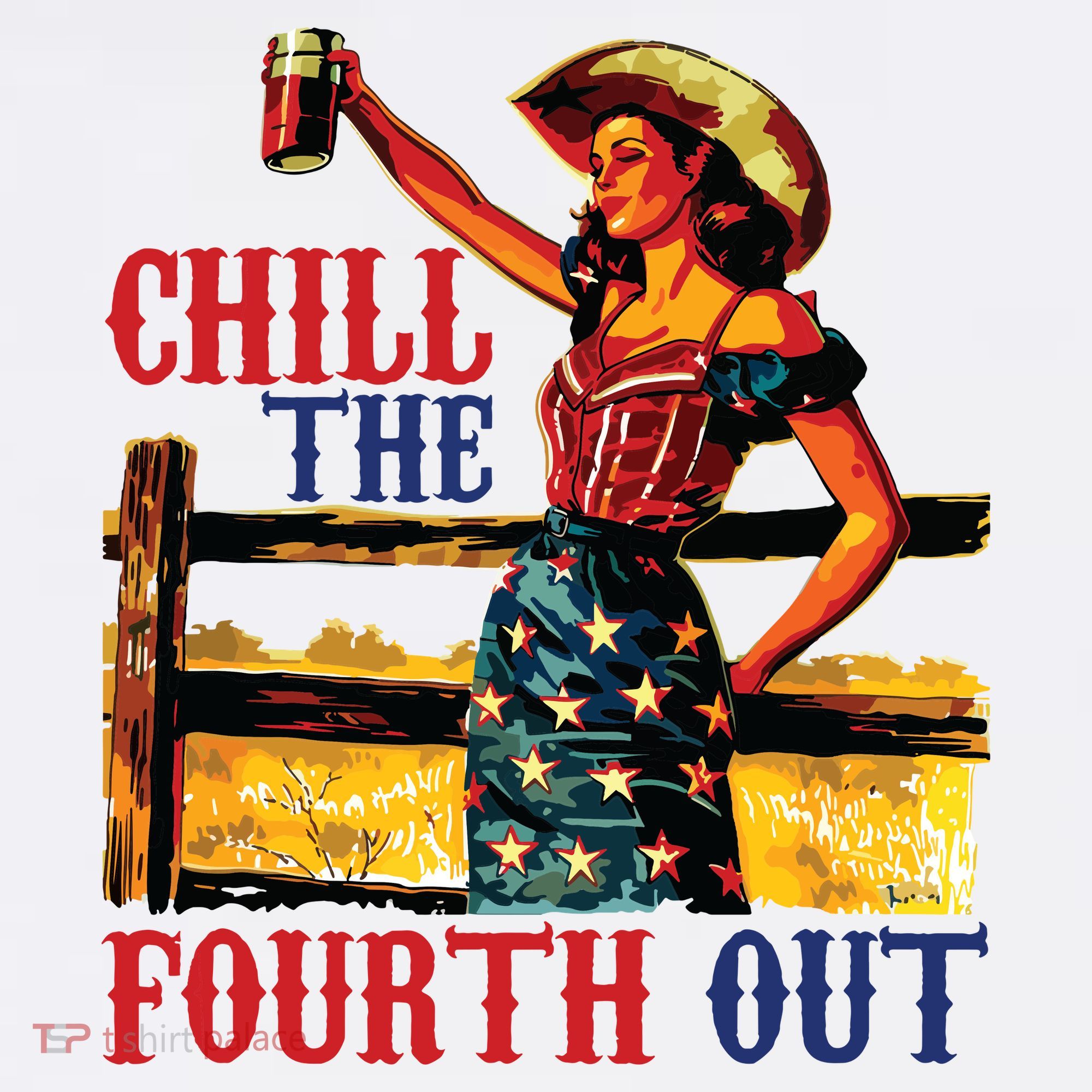 Chill The 4th Out Women 4th Of July Humor T-Shirt