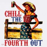 Chill The 4th Out Women 4th Of July Humor Women's Tank Top thumb 5
