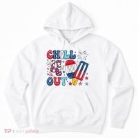 Chill The 4th Out American Flag Patriotic Freedom Hoodie thumb 0