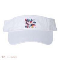 Chill The 4th Out American Flag Patriotic Freedom Visor thumb 0