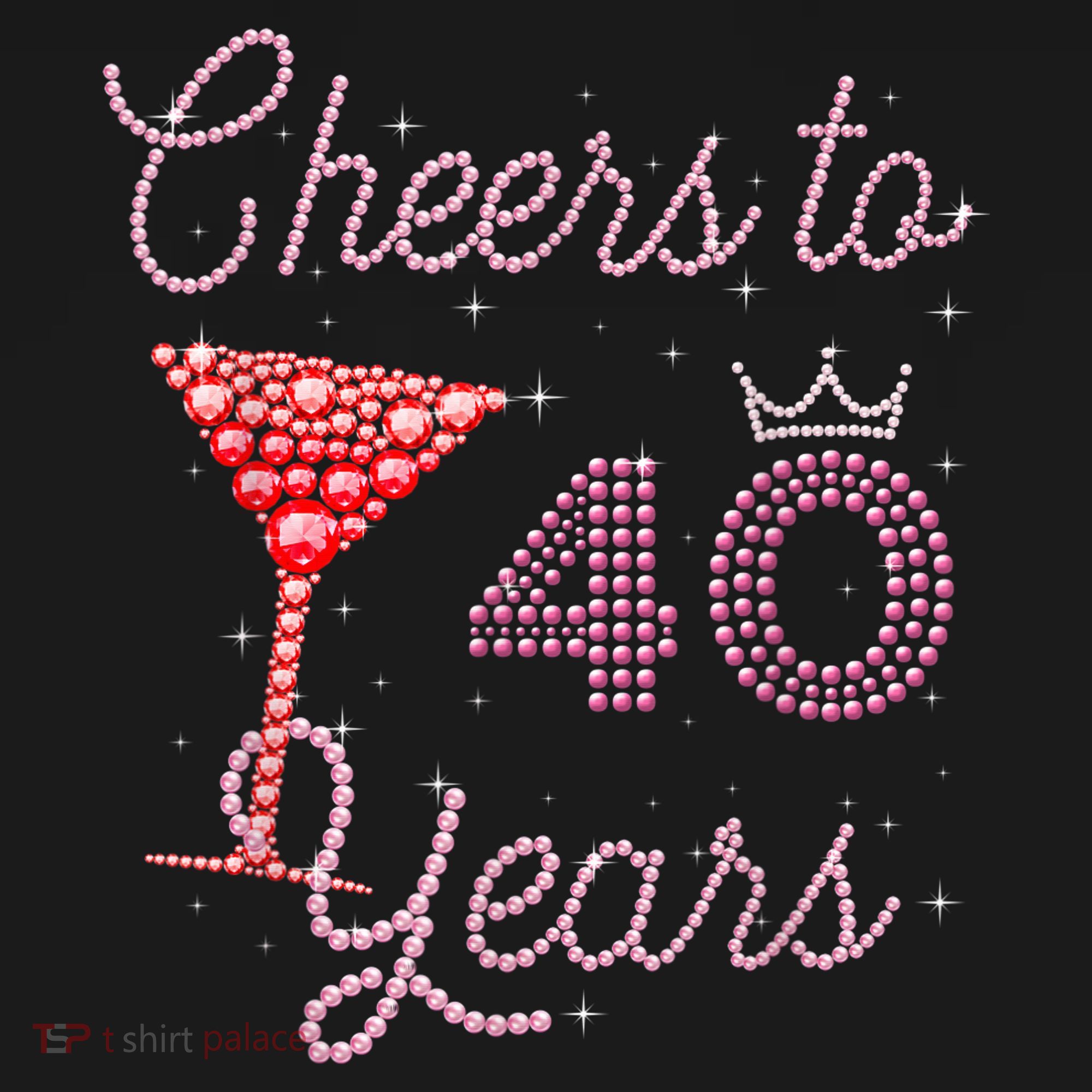 Cheers To 40 Years 40th Birthday 40 Years Old Bday Women's Tank Top
