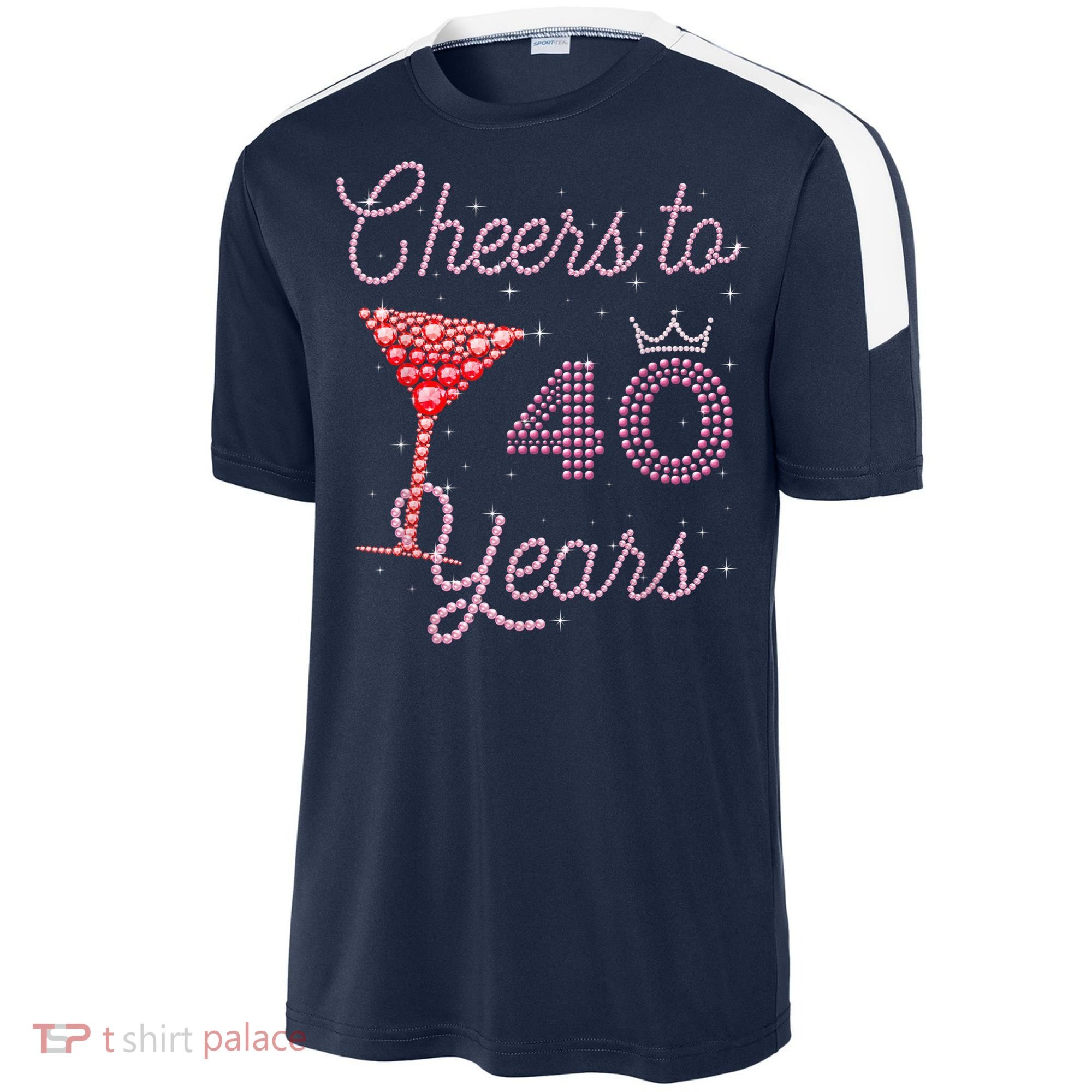 Cheers To 40 Years 40th Birthday 40 Years Old Bday Sport-Tek Competitor United Soccer Jersey