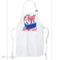 Chill The 4th Out Funny Fourth Of July Beer Cooler Apron thumb 0
