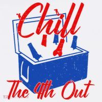 Chill The 4th Out Funny Fourth Of July Beer Cooler Sweatshirt thumb 3