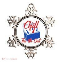 Chill The 4th Out Funny Fourth Of July Beer Cooler Ornament thumb 0