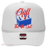 Chill The 4th Out Funny Fourth Of July Beer Cooler Hat thumb 0