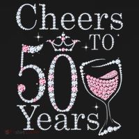 Cheers To 50 Years 1972 50Th Birthday Gift For Womens Apron thumb 3