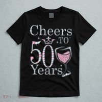 Cheers To 50 Years 1972 50Th Birthday Gift For Womens T-Shirt thumb 5