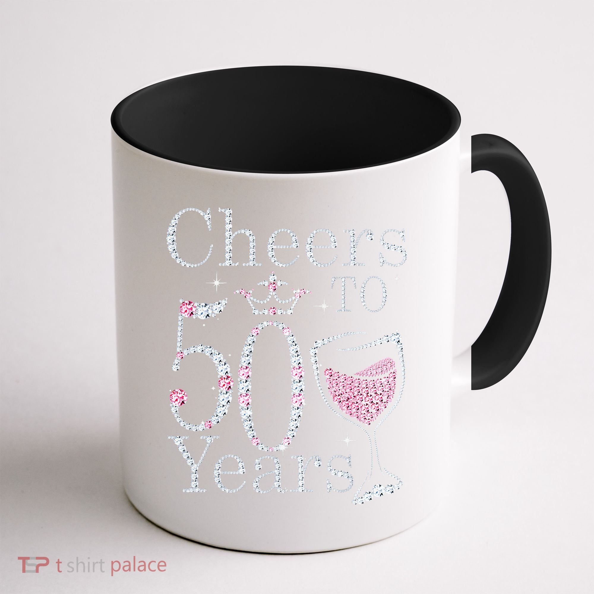 Cheers To 50 Years 1972 50Th Birthday Gift For Womens Coffee Mug