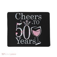 Cheers To 50 Years 1972 50Th Birthday Gift For Womens Mousepad thumb 0