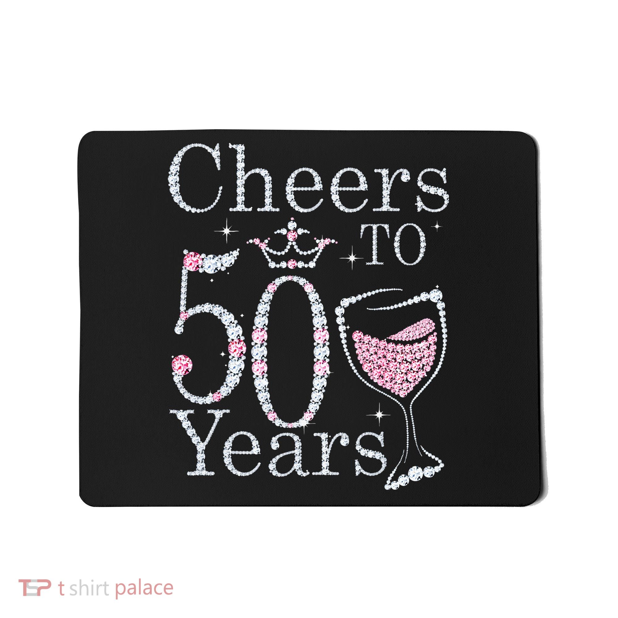 Cheers To 50 Years 1972 50Th Birthday Gift For Womens Mousepad