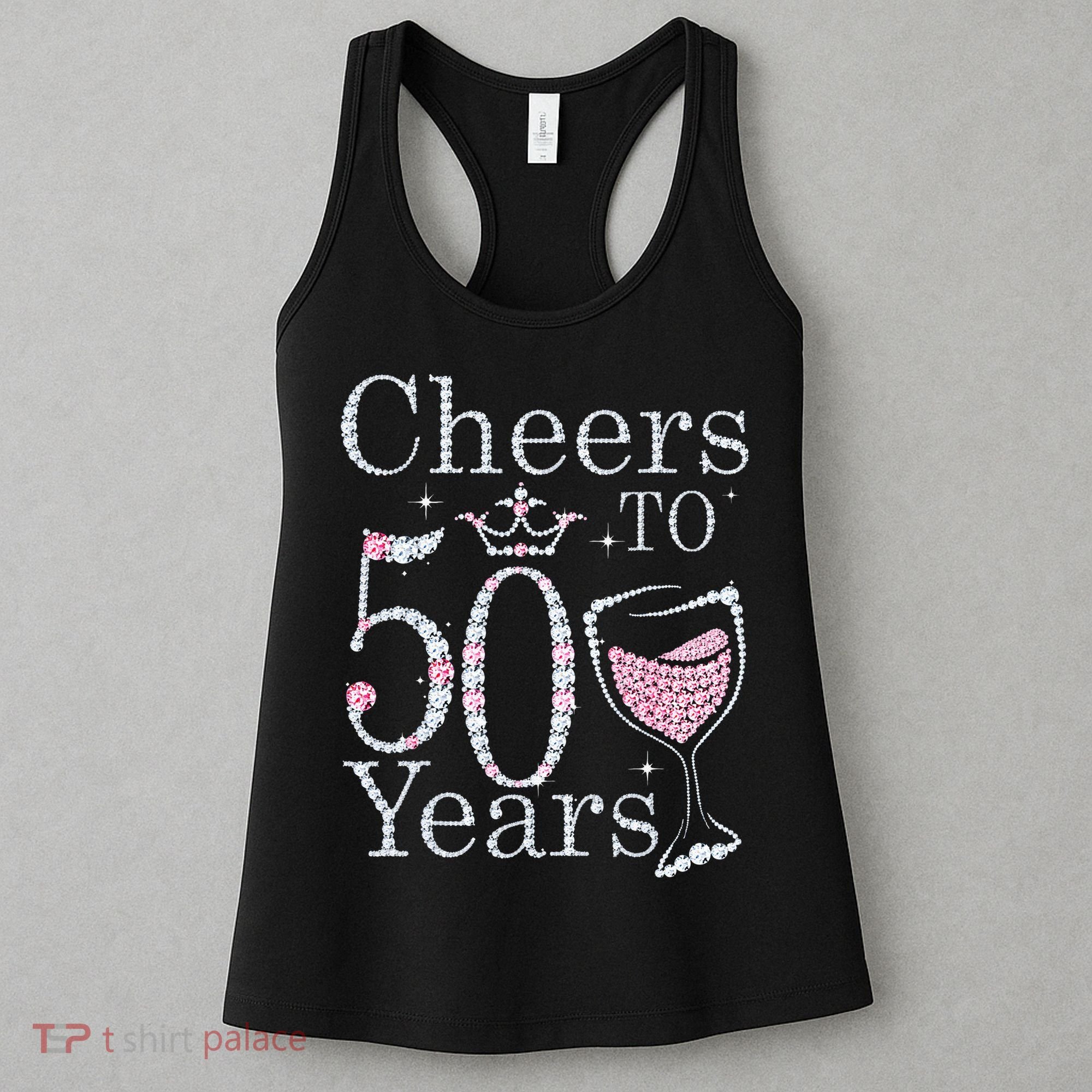 Cheers To 50 Years 1972 50Th Birthday Gift For Womens Women's Tank Top