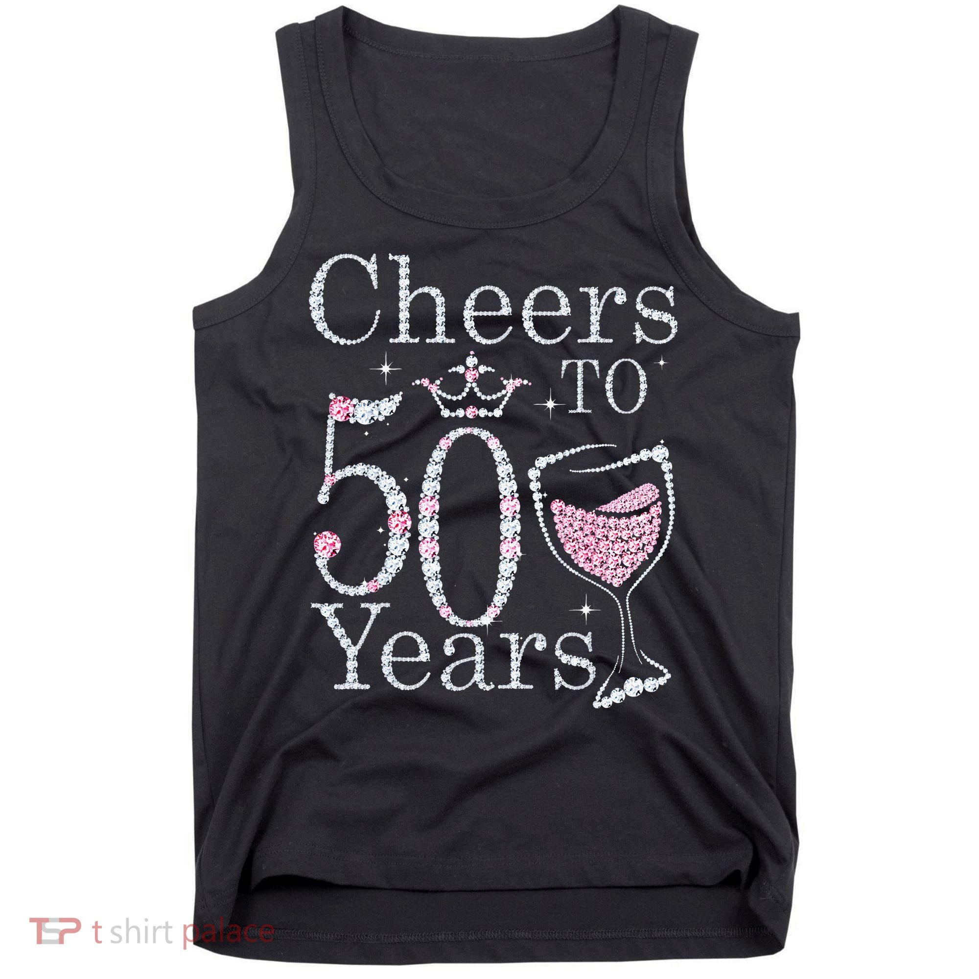 Cheers To 50 Years 1972 50Th Birthday Gift For Womens Tank Top